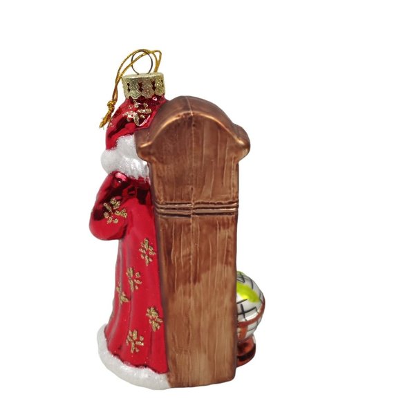 Vintage AmeriChristmas Ornament Santa 5" with Box - Picture 4 of 6